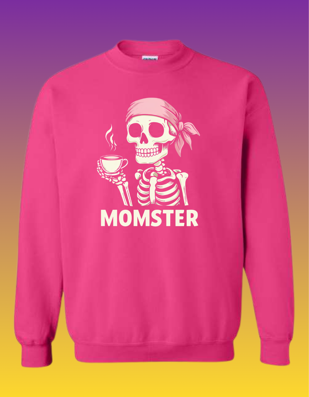 MOMSTER Pink Sweatshirt